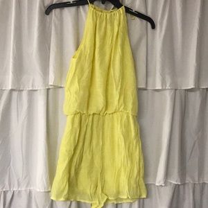 Yellow romper